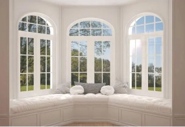 Bay Window with Georgian Bars - Pristine White