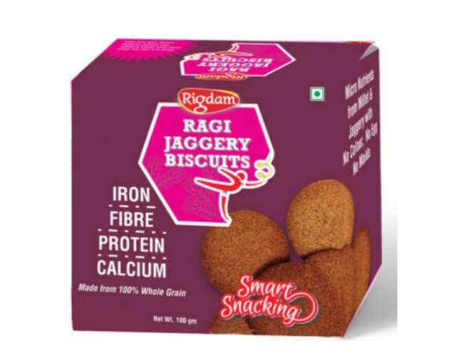 Ragi Jaggery Biscuits