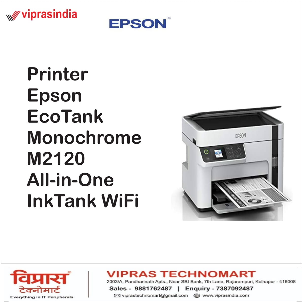 Printer Epson Eco Tank Monochrome