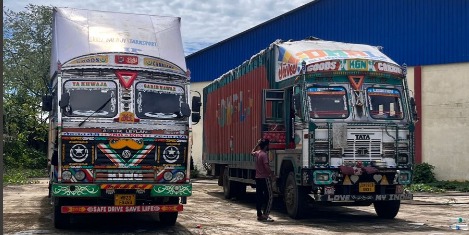 Spacious and well-ventilated warehouse interior in Tripura, offering ample storage with natural lighting and eco-friendly surroundings.
